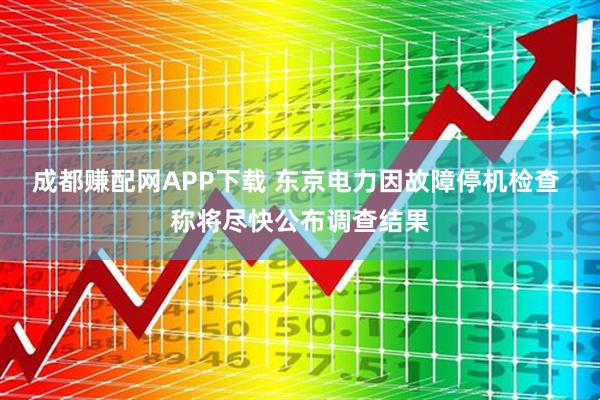成都赚配网APP下载 东京电力因故障停机检查 称将尽快公布调查结果